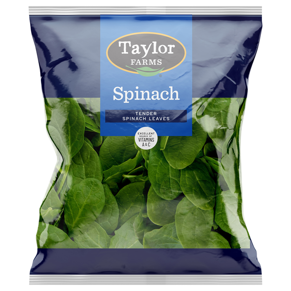 Packaged Vegetables & Fruits Taylor Farms Spinach hero