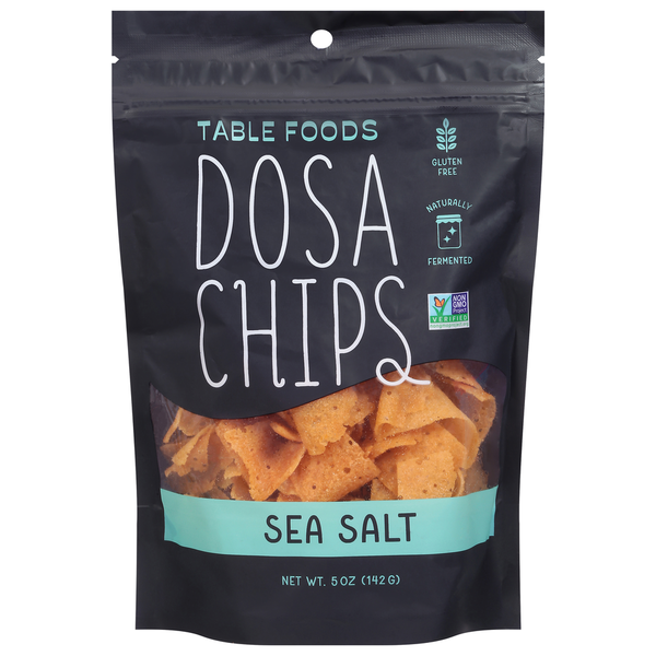 Chips & Pretzels Table Foods Dosa Chips, Sea Salt hero