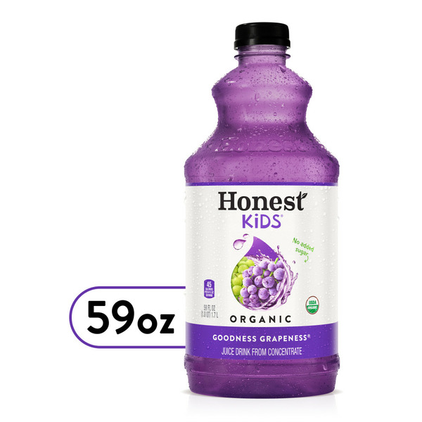 Juice & Nectars The Honest Company Goodness Grapeness Organic Juice Drink hero