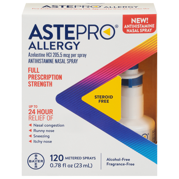 Cold, Flu & Allergy Astepro Nasal Spray, Antihistamine, Full Prescription Strength, Allergy hero