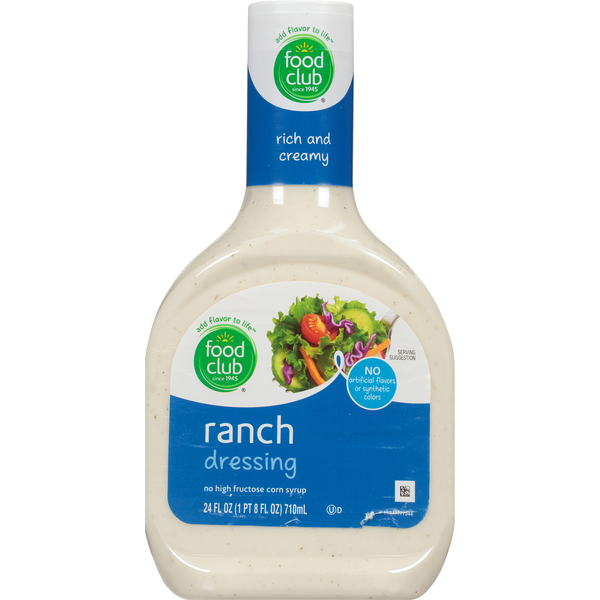 Salad Dressing & Toppings Food Club Ranch Dressing hero