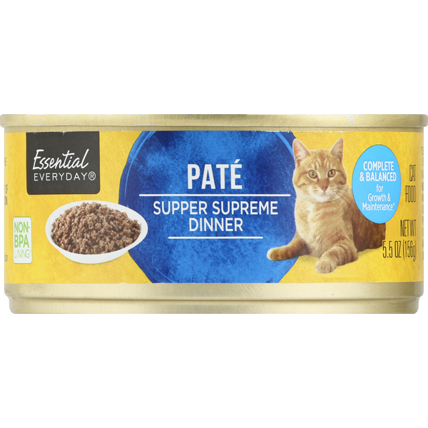 Cat Food & Care Essential Everyday Cat Food, Pate, Supper Supreme Dinner hero