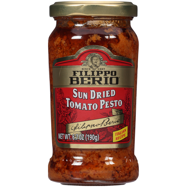 Canned & Jarred Vegetables Filippo Berio Sun Dried Tomato Pesto hero