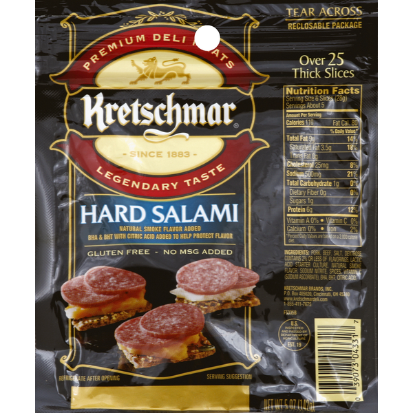 Lunch Meat Kretschmar Dry Sausage hero