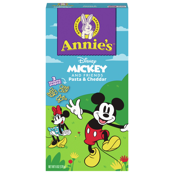 Prepared Meals Annie's Pasta & Cheddar, Disney Mickey and Friends hero