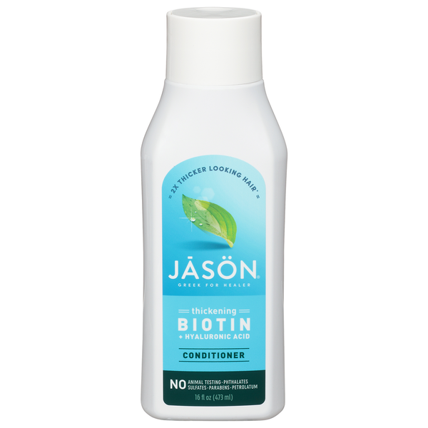 Hair Care JĀSÖN Conditioner, Thickening, Biotin + Hyaluronic Acid hero