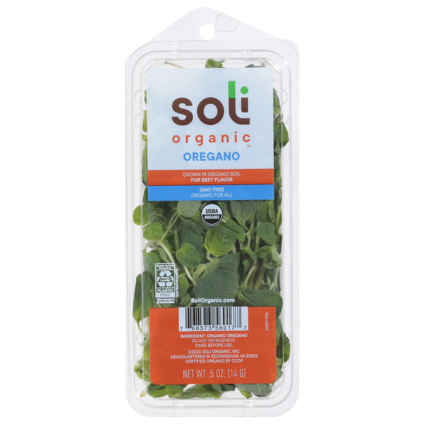 Soli Organic Oregano hero