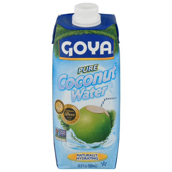 Latino Foods Goya Coconut Water, Pure hero