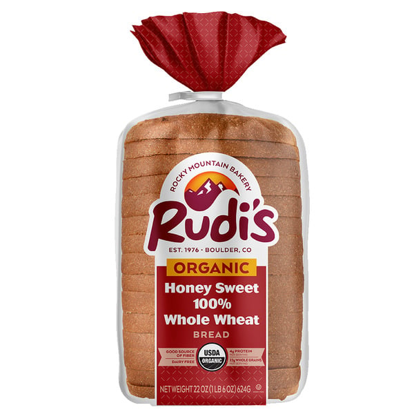 Bread Rudi's Organic, Honey Sweet Whole Wheat Bread hero