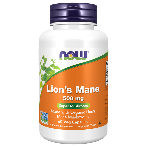 Vitamins & Supplements NOW Lion's Mane 500 mg hero