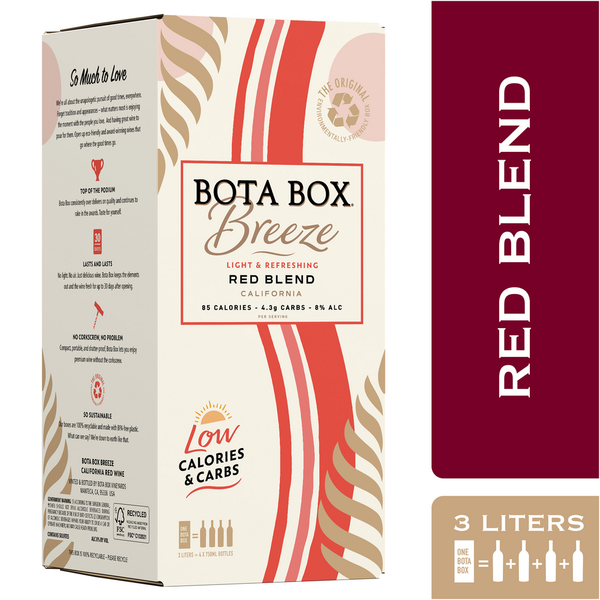 Red Wine Bota Box Breeze Red Wine Blend hero