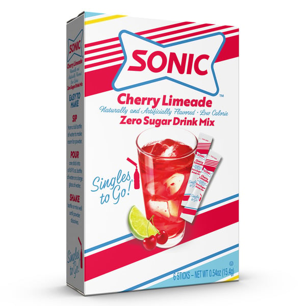 Pantry SONIC Singles To Go Low Calorie, Cherry Limeade Drink Mix hero