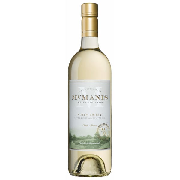 White Wines McManis Family Vineyards Pinot Grigio, California hero