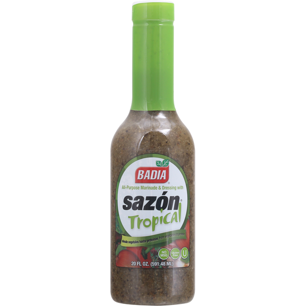 Pasta Sauce Badia Spices Marinade & Dressing, All-Purpose, with Sazon Tropical hero