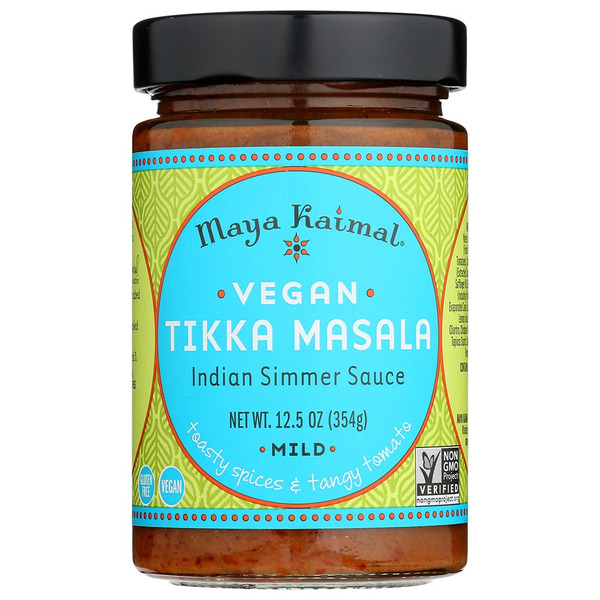 Pasta Sauce Maya Kaimal Indian Simmer Sauce, Vegan, Tikka Masala, Mild hero