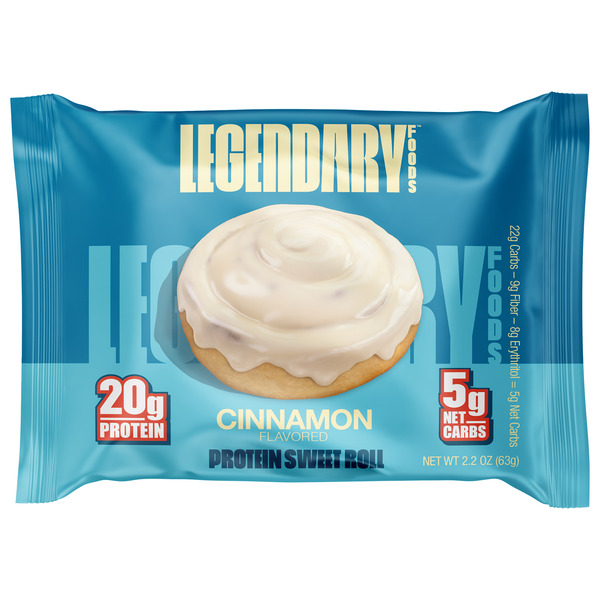 Legendary Foods Protein Sweet Roll, Cinnamon hero