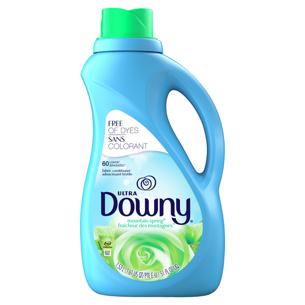 Laundry Downy Mountain Spring Liquid Fabric Conditioner (Fabric Softener), 60 Loads hero