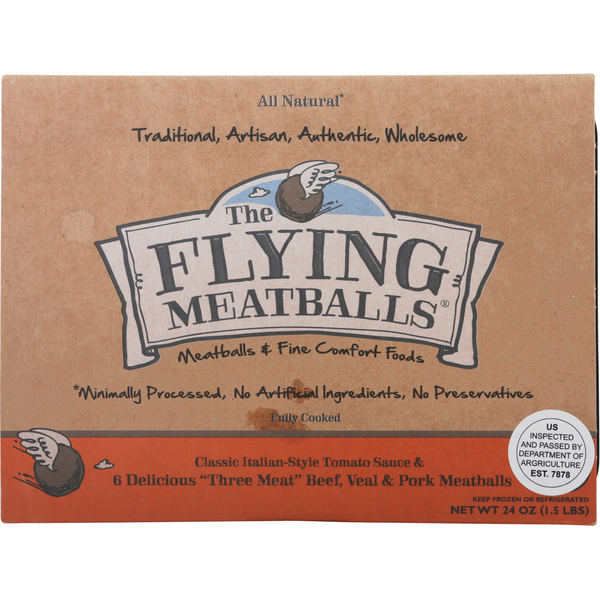 Prepared Meals & Sides The Flying Meatballs Meatballs hero