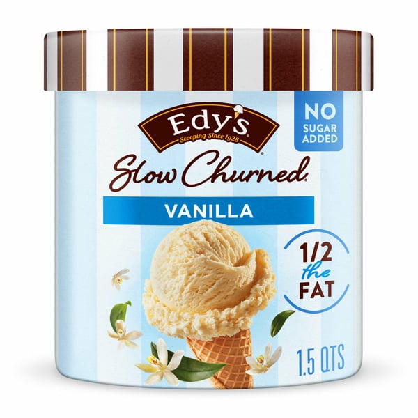 Ice Cream & Ice Edy's/Dreyer's SLOW CHURNED No Sugar Added Vanilla Light Ice Cream hero