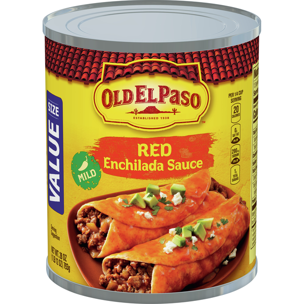 Latino Foods Old El Paso Enchilada Sauce, Red, Mild, Value Size hero