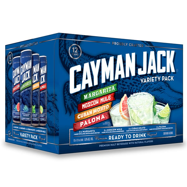 Flavored Malt Beverage Cayman Jack Original Margarita Variety Pack hero