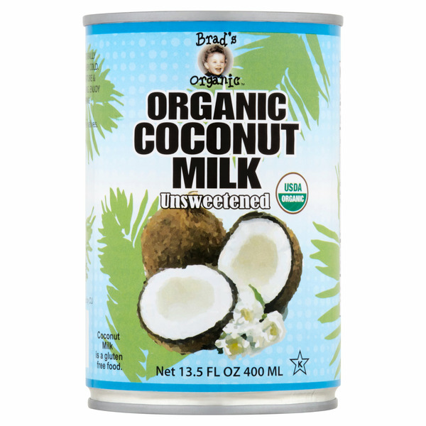 Baking Supplies & Decor Brad's Organic Unsweetened Organic Coconut Milk hero