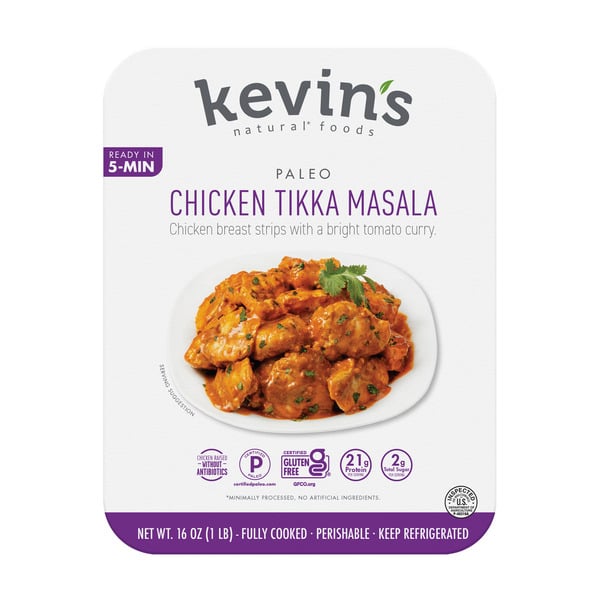 Prepared Meals Kevin's Natural Foods Chicken Tikka Masala hero