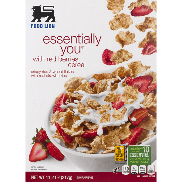 Cereal Food Lion Essentially You with Red Berries Cereal hero