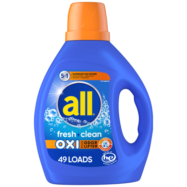 Laundry all Liquid Laundry Detergent  Oxi + Odor hero