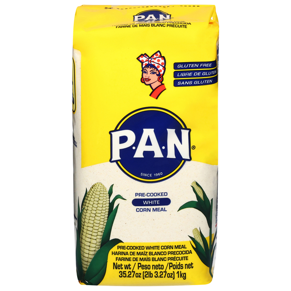 Baking & Supplies P.A.N. Corn Meal, White, Pre-Cooked hero