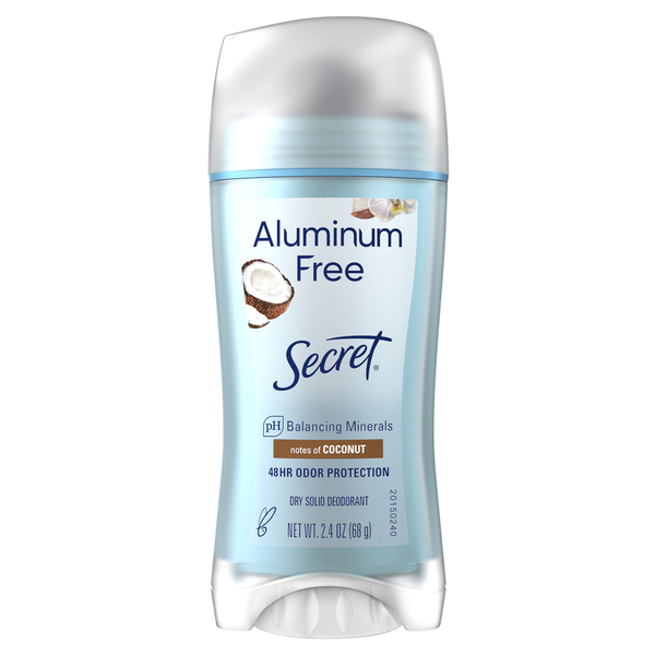 Deodorants Secret Aluminum Free Deodorant for Women, Coconut hero