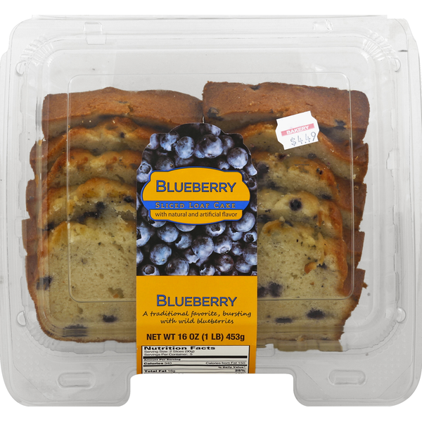 Cookies & Other Desserts CSM Bakery Sliced Loaf Cake, Blueberry hero