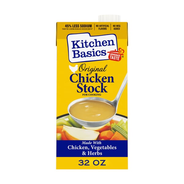 Soup, Broth & Bouillon Kitchen Basics Original Chicken Stock hero