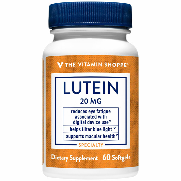 Other Supplements The Vitamin Shoppe Lutein - 20 MG (60 Softgels) hero