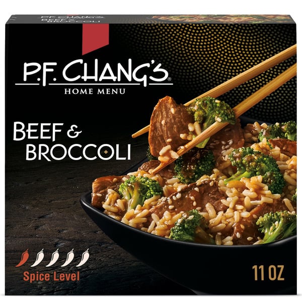 Frozen Appetizers & Sides P.F. Chang's Beef and Broccoli Bowl, Frozen Meal hero