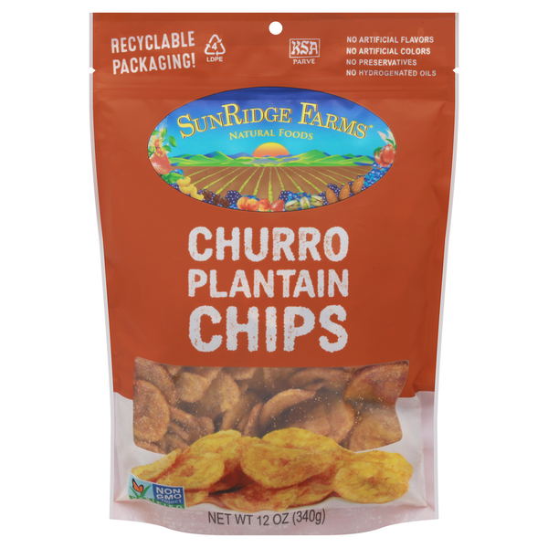 SunRidge Farms Plantain Chips, Churro hero