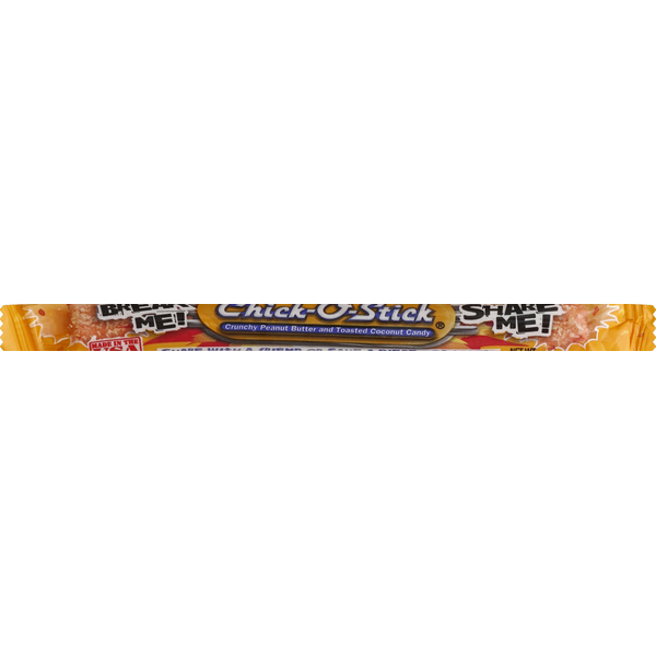 Candy & Chocolate Atkinson Candy Company Chick-O-Stick Candy, Crunchy Peanut Butter and Toasted Coconut hero