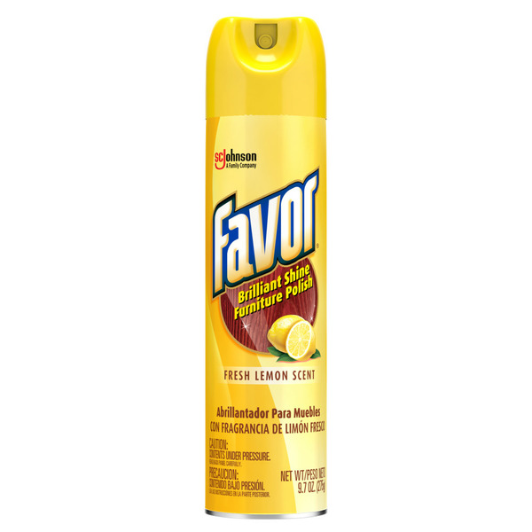 Cleaning Products Favor Brilliant Shine Furniture Polish, Fresh Lemon Scent hero