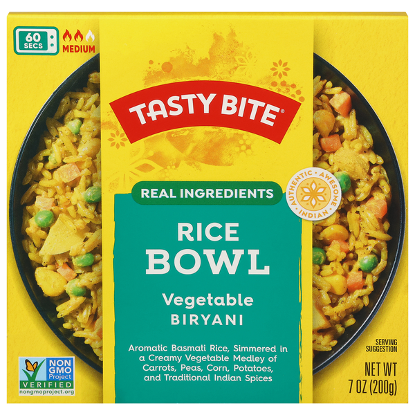 Tasty Bite Rice Bowl, Vegetable Biryani hero