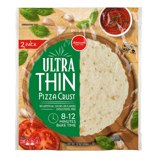 Tortillas & Flat Bread Schnucks Ultra Thin Pizza Crust - 2 Pack hero