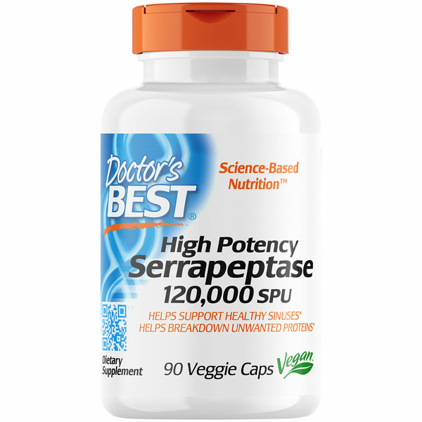 Bone & Joint Health Doctor’s Best High Potency Serrapeptase hero