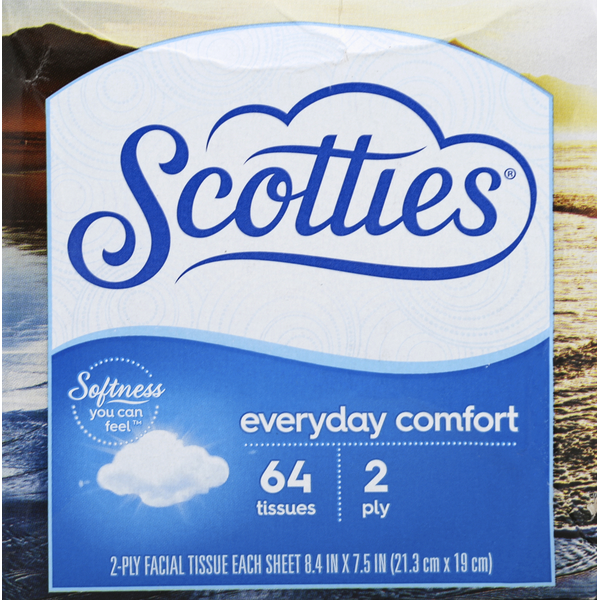 Facial Care Scotties Facial Tissue, Everyday Comfort, 2-Ply hero