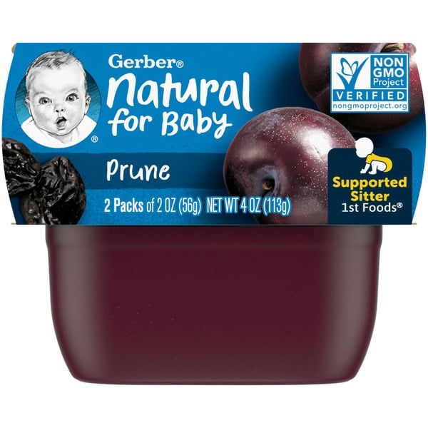 Baby Food & Formula Gerber Baby Food Prune Tubs hero