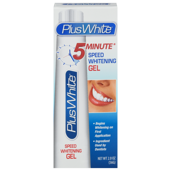 Oral Hygiene Plus White Whitening Gel, Speed, 5 Minute hero