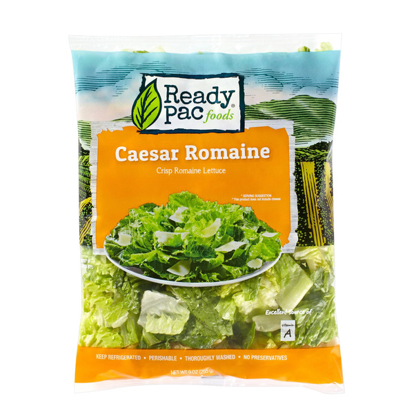 Packaged Vegetables & Fruits Ready Pac Bistro Caesar Romaine Crisp Romaine Lettuce Salad Bag hero