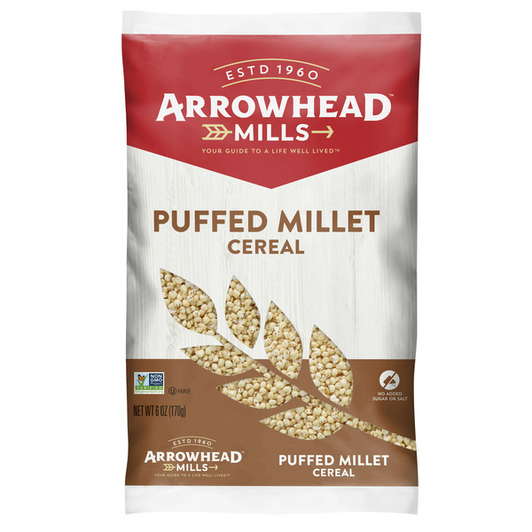 Cereal Arrowhead Mills Puffed Millet Cereal hero