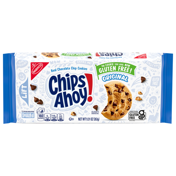 Candy & Chocolate Chips Ahoy! Cookies, Chocolate Chip, Original hero