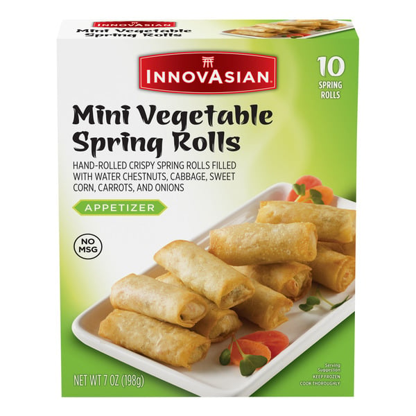 Frozen Appetizers & Sides InnovAsian Mini Vegetable Spring Rolls hero