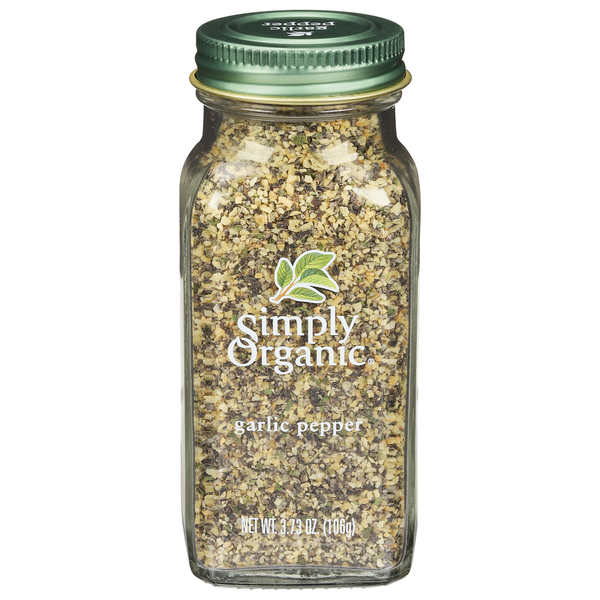 Spices & Seasonings Simply Organic Garlic Pepper hero