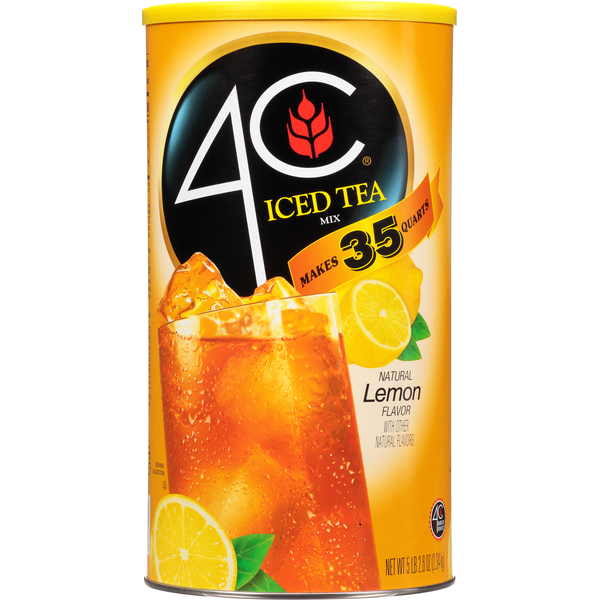 Drink Mixes 4C Foods Iced Tea Mix, Lemon Flavor hero